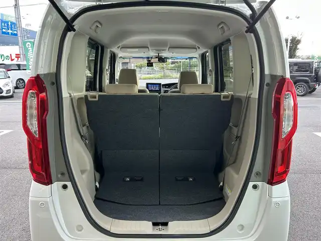 ホンダ Ｎ ＢＯＸ G L ターボ ホンダセンシング 愛媛県 2019(令1)年 4.3万km プラチナホワイトパール 純正ナビ（Bluetooth/メモリ/フルセグテレビ）/ETC/ホンダセンシング/前後ドライブレコーダー/両側電動スライドドア/シートヒーター/パドルシフト/ベンチシート/チップアップシート/社外フロアマット/カーテンエアバック/LEDオートヘッドライト