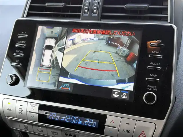 トヨタ ランドクルーザー プラド TX 滋賀県 2022(令4)年 2.8万km 黒 純正９インチナビ/　フルセグTV・Bluetooth・USB・Miracast/サンルーフ/全方位カメラ/純正１７インチアルミホイール/ビルトインＥＴＣ/前後ソナー/トランスファー/センターデフロック/ＬＥＤヘッドライト/オートライト/オートハイビーム/ルーフレール/ＭＴモード付ＡＴ