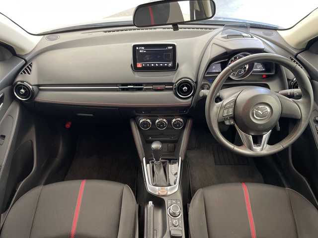 マツダ デミオ 13S ツーリング 群馬県 2016(平28)年 3.7万km チタニウムフラッシュマイカ 純正ナビ　フルセグＴＶ　ＣＤ／ＤＶＤプレーヤー　ＥＴＣ　衝突被害軽減ブレーキ　ＨＩＤヘッドライト　オートライト　シートヒーター　純正アルミホイール　ステアリングリモコン　スマートキー　禁煙車