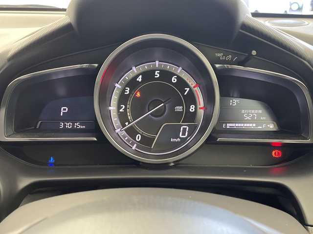 マツダ デミオ 13S ツーリング 群馬県 2016(平28)年 3.7万km チタニウムフラッシュマイカ 純正ナビ　フルセグＴＶ　ＣＤ／ＤＶＤプレーヤー　ＥＴＣ　衝突被害軽減ブレーキ　ＨＩＤヘッドライト　オートライト　シートヒーター　純正アルミホイール　ステアリングリモコン　スマートキー　禁煙車