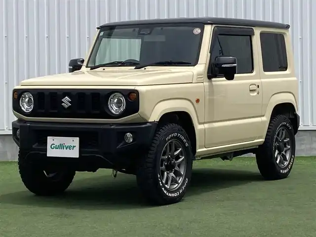 スズキ ジムニー XC 香川県 2022(令4)年 2.4万km シフォンアイボリーメタリックブラック2トーンルーフ 登録時走行距離：23436km/ケンウッドナビ/　CD DVD BT フルセグTV/衝突被害軽減装置/レーンキープアシスト/クルーズコントロール/ダウンヒルアシストコントロール/LEDヘッドライト/オートライト/フォグランプ/ETC/ドライブレコーダー/横滑り防止装置/アイドリングストップ/シートヒーター/プッシュスタート/スマートキー/スペアキー