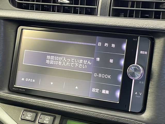 トヨタ アクア S 新潟県 2014(平26)年 5.6万km ライムホワイトパールクリスタルシャイン 純正SDナビ（NSZT-W62G）/フルセグTV/Bluetooth/CD/DVD/SD/バックカメラ/社外ETC/D席シートリフター/EGプッシュスタート/スマートキー/純正フロアマット/ハロゲンヘッドライト/取扱説明書