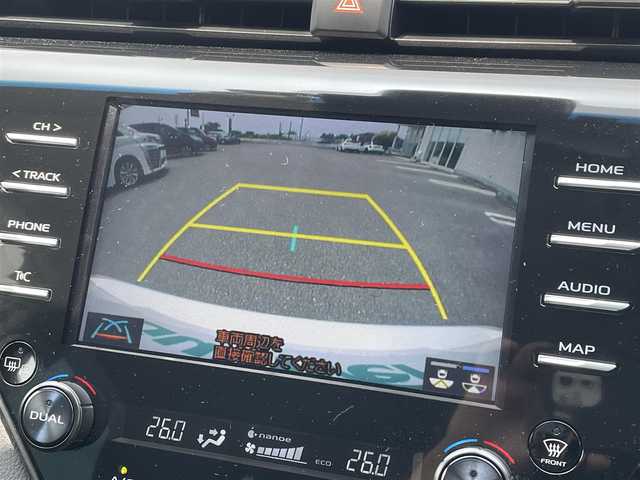 トヨタ カムリ G 宮崎県 2020(令2)年 6.1万km プラチナホワイトパールマイカ 純正ディスプレイオーディオ/フルセグTV/TVキャンセラー/バックカメラ/ステアリングスイッチ/レーダークルーズコントロール/横滑り防止機能/オートハイビーム/D席パワーシート/前後ドライブレコーダー/クリアランスソナー/ブラインドスポットモニタ/車線逸脱警報/モデリスタフルエアロ/ビルトインETC