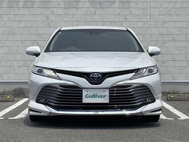 トヨタ カムリ G 宮崎県 2020(令2)年 6.1万km プラチナホワイトパールマイカ 純正ディスプレイオーディオ/フルセグTV/TVキャンセラー/バックカメラ/ステアリングスイッチ/レーダークルーズコントロール/横滑り防止機能/オートハイビーム/D席パワーシート/前後ドライブレコーダー/クリアランスソナー/ブラインドスポットモニタ/車線逸脱警報/モデリスタフルエアロ/ビルトインETC