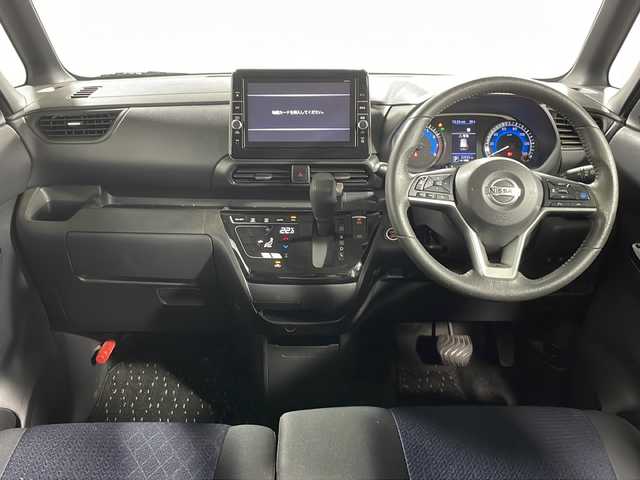 日産 ルークス HWS Gターボ プロパイロットED 広島県 2021(令3)年 3.3万km チタニウムグレーメタリック 禁煙/純正９型ナビ(MM320D-L)/アラウンドビューモニター/プロパイロット/ハンズフリー機能付両側パワースライドドア/ホールド機能付電動パーキングブレーキ/アダブティブヘッドライト/ドラレコ/ＥＴＣ/衝突軽減/レーンキープ/オートマチックハイビーム/踏み間違い防止/コーナーセンサー/ＬＥＤヘッドライト/フォグランプ/純正15インチアルミホイール(165/55/R15)/エアバッグ(運転席/助手/サイド/カーテン)