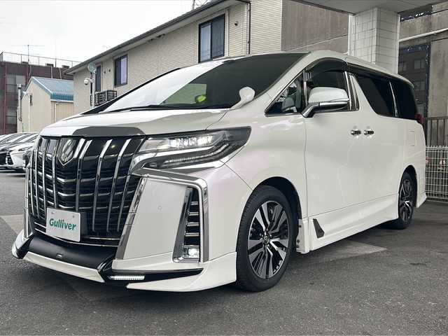 トヨタ アルファード S Cパッケージ 京都府 2020(令2)年 9万km ホワイトパールクリスタルシャイン 三眼LEDヘッドライト/TRDフルエアロ/純正9インチディスプレイオーディオナビ/Bluetooth/フルセグTV/トヨタセーフティセンス/クリアランスソナー/レーンキープアシスト/レーダークルーズコントロール/オートマチックハイビーム/PCS/RSA/PKSB/Miracast/バックカメラ/ブレーキホールド/ナノイー/フォグランプ/両側パワースライドドア/ビルトインETC/サンシェード/オールオートウインドウ/ベンチレーター/メモリーパワーシート/オートライト/オートマチックハイビーム/ステアリングヒーター/電動パーキングブレーキ/純正18インチAW