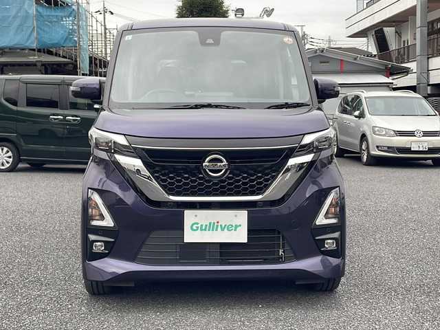 日産 ルークス HWS Gターボ プロパイロットED 東京都 2021(令3)年 4.8万km アメジストパープル プロパイロット/メモリナビ/アラウンドビューモニター/フルセグテレビ/両側パワースライドドア/プッシュスタート/LED/純正15インチAW