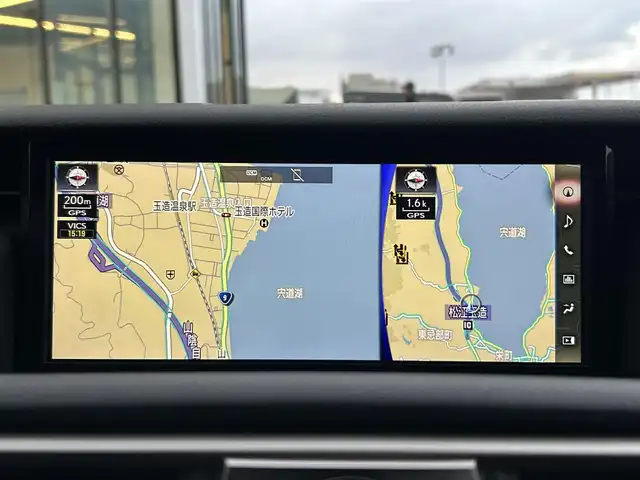 レクサス ＩＳ 200t Fスポーツ 島根県 2016(平28)年 5.1万km ホワイトノーヴァガラスフレーク 登録時走行距離　50807km/純正SDナビ【Bluetooth/CD/DVD】/クルーズコントロール【追従走行あり】/バックカメラ/オートライト/シートヒーター【D席/N席】/衝突被害軽減システム/パワーシート【D席/N席】/スマートキー/レザーシート/純正フロアマット/LEDライト/レーンキープアシスト/横滑り防止装置/盗難防止装置/ドライブレコーダー【前方のみ】/ETC2.0/純正18インチアルミホイール