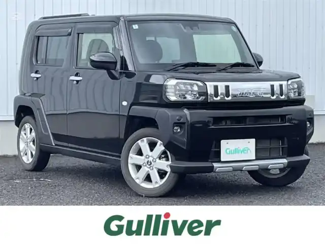 ダイハツ タフト G クロムベンチャー 熊本県 2022(令4)年 3.4万km ブラックマイカメタリック ガラスルーフ/社外8インチメモリナビ/・AM/FM/CD/DVD/SD/BT/・フルセグTV/・バックカメラ/スマートアシスト/・衝突回避支援ブレーキ機能(対歩行車/車両)/・衝突警報機能(対歩行車/車両)/・誤発進抑制制御機能(対歩行車/車両)/・車線逸脱抑制制御機能/・車線逸脱警報機能/・路側逸脱警報/・ふらつき警報/・先行車発信お知らせ機能/・標識認識機能/・オートハイビーム/・レーンキープコントロール/・コーナーセンサー/シートヒーター(D/N)/電子パーキング/・ブレーキホールド/革巻きステアリング/・ステアリングリモコン/LEDヘッドライト/・オートライト/・フォグランプ/ETC/プッシュスタート/・スマートキー/横滑り防止/アイドリングストップ/純正15インチアルミホイール/純正フロアマット/ドアバイザー