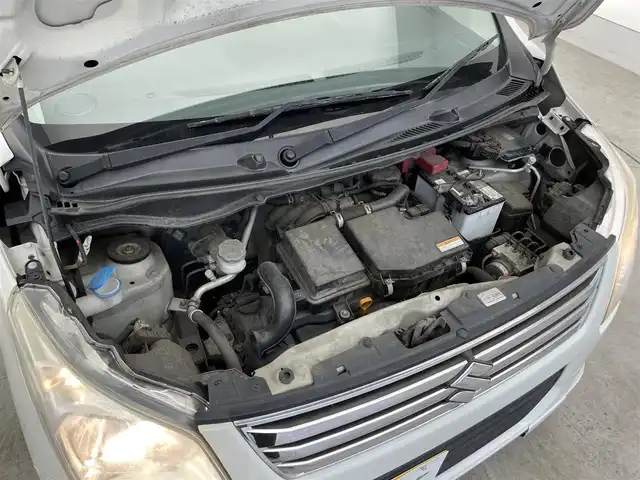スズキ ワゴンＲ FX－LTD 滋賀県 2014(平26)年 7.8万km パールホワイト 禁煙車/社外オーディオ/（BT/AUX/CD/USB）/衝突軽減ブレーキ/アイドリングストップ/純正１４AW/ETC/前後ドラレコ/革巻ステアリング/ウィンカーミラー/プッシュスタート/スマートキー/Wエアバック/ABS