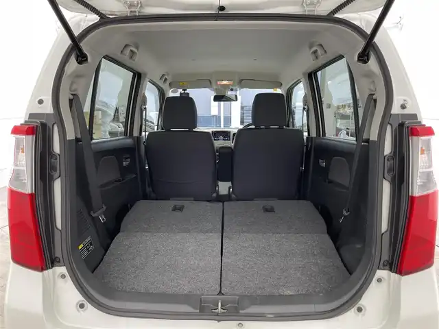 スズキ ワゴンＲ FX－LTD 滋賀県 2014(平26)年 7.8万km パールホワイト 禁煙車/社外オーディオ/（BT/AUX/CD/USB）/衝突軽減ブレーキ/アイドリングストップ/純正１４AW/ETC/前後ドラレコ/革巻ステアリング/ウィンカーミラー/プッシュスタート/スマートキー/Wエアバック/ABS