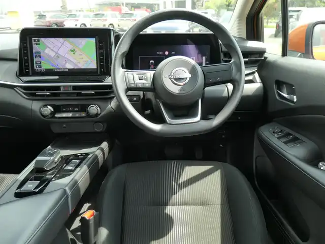 日産 ノート X 千葉県 2021(令3)年 2.3万km プレミアムコロナオレンジ エマージェンシーブレーキ/純正メモリーナビ/地デジTV/【DVD/CD再生機能　Bluetooth接続】/バックカメラ/ドライブレコーダー（DH5-D）/ステアリングスイッチ/ETC/LEDヘッドライト/フォグライト/ウインカーミラー/コーナーセンサー/インテリジェントキー