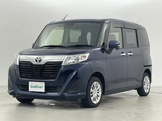 トヨタ ルーミー G コージーエディション 群馬県 2020(令2)年 4.6万km レーザーブルークリスタルシャイン コンフォートパッケージ/・運転席/助手席シートヒーター/・シートバックテーブル/スペアタイヤ(応急用)/＝＝＝＝＝/ECLIPSE7インチナビ/・AM/FM/CD/DVD/SD/USB/Bluetooth/フルセグTV/バックカメラ/両側パワースライドドア/スマートアシストIII/・衝突警報機能/衝突回避支援ブレーキ機能(対車両・対歩行者)/・車線逸脱警報機能/・誤発進抑制制御機能/・オートハイビーム/・先行車発進お知らせ機能/コーナーセンサー/革調シートカバー/プッシュスタート/スマートキー×2本