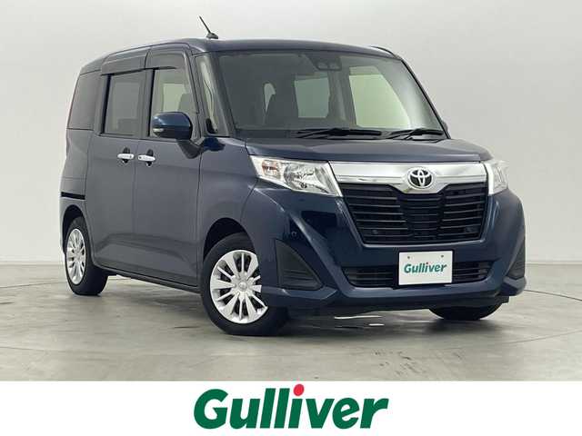 トヨタ ルーミー G コージーエディション 群馬県 2020(令2)年 4.6万km レーザーブルークリスタルシャイン コンフォートパッケージ/・運転席/助手席シートヒーター/・シートバックテーブル/スペアタイヤ(応急用)/＝＝＝＝＝/ECLIPSE7インチナビ/・AM/FM/CD/DVD/SD/USB/Bluetooth/フルセグTV/バックカメラ/両側パワースライドドア/スマートアシストIII/・衝突警報機能/衝突回避支援ブレーキ機能(対車両・対歩行者)/・車線逸脱警報機能/・誤発進抑制制御機能/・オートハイビーム/・先行車発進お知らせ機能/コーナーセンサー/革調シートカバー/プッシュスタート/スマートキー×2本