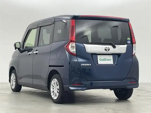 トヨタ ルーミー G コージーエディション 群馬県 2020(令2)年 4.6万km レーザーブルークリスタルシャイン コンフォートパッケージ/・運転席/助手席シートヒーター/・シートバックテーブル/スペアタイヤ(応急用)/＝＝＝＝＝/ECLIPSE7インチナビ/・AM/FM/CD/DVD/SD/USB/Bluetooth/フルセグTV/バックカメラ/両側パワースライドドア/スマートアシストIII/・衝突警報機能/衝突回避支援ブレーキ機能(対車両・対歩行者)/・車線逸脱警報機能/・誤発進抑制制御機能/・オートハイビーム/・先行車発進お知らせ機能/コーナーセンサー/革調シートカバー/プッシュスタート/スマートキー×2本