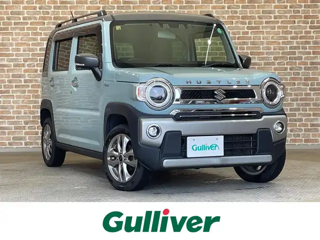 スズキ ハスラー Jスタイル ターボ 岩手県 2020(令2)年 12.6万km オフブルーメタリック/ガンメタリック2トーンルーフ ４WD/ターボ/パドルシフト/ルーフレール/スズキセーフティサポート/デュアルカメラブレーキサポート/クルーズコントロール/レーンアシスト/コーナーセンサー/シートヒーター/アイドリングストップ/KENWOODオーディオ（CD FM AM USB AUX）/ヒルディセントコントロール/オートハイビーム/ステアリングスイッチ/ドライブレコーダー/ETC/LEDヘッドライト/ドアミラーウインカー
