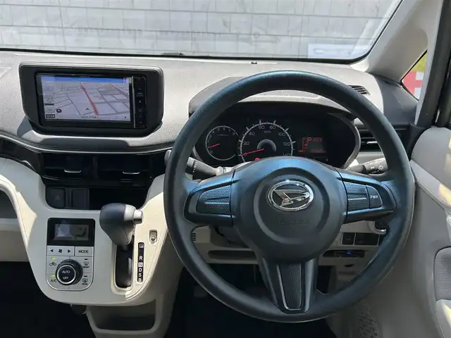ダイハツ ムーヴ X SAⅢ 長野県 2020(令2)年 9.6万km ブラックマイカメタリック 4WD/社外ナビ/フルセグTV/スマアシ/ETC/純正フロアマット/ドラレコ/ベンチシート