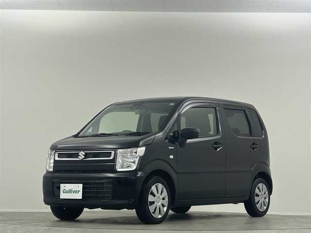 スズキ ワゴンＲ HYBRID FX 埼玉県 2020(令2)年 3.1万km ブルーイッシュブラックパール3 衝突軽減　ＥＴＣ　バックカメラ　運転席シートヒーター 社外ナビ　スマートキー　プッシュスタート　Ｂlｕｅｔｏｏｔｈ　ＵＳＢ　ＣＤ　ＤＶＤ　ワンセグＴＶ　ベンチシート　オートエアコン　オートハイビーム　マット