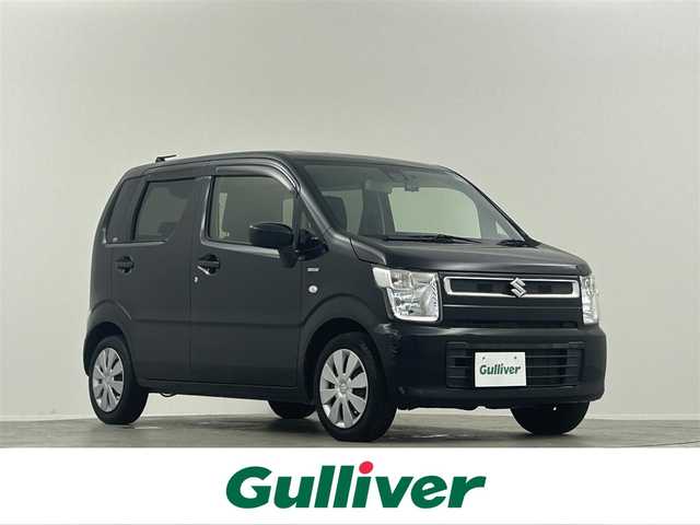 スズキ ワゴンＲ HYBRID FX 埼玉県 2020(令2)年 3.1万km ブルーイッシュブラックパール3 衝突軽減　ＥＴＣ　バックカメラ　運転席シートヒーター 社外ナビ　スマートキー　プッシュスタート　Ｂlｕｅｔｏｏｔｈ　ＵＳＢ　ＣＤ　ＤＶＤ　ワンセグＴＶ　ベンチシート　オートエアコン　オートハイビーム　マット