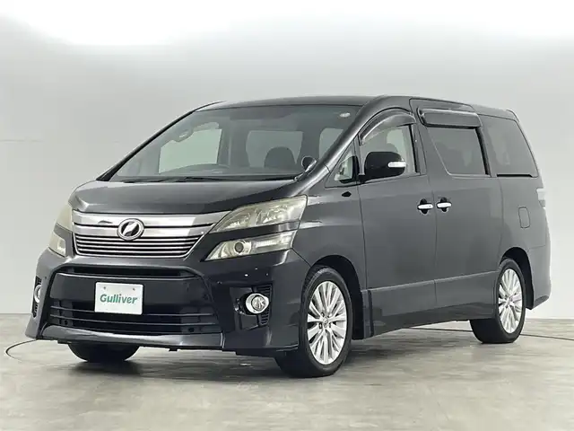トヨタ ヴェルファイア 2．4Z 福島県 2012(平24)年 19.4万km ブラック クリアランスソナー/・バックソナー/純正7インチナビ/・型式NSZT-W61G/・フルセグ/TV/BT/SD/AUX/CD/DVD/AM/FM/・バックカメラ/フリップダウンモニター/片側パワースライドドア/アルカンターラシート/・3列シート/プッシュスタート/・スマートキー/LEDヘッドライト/・フォグランプ/・ウィンカーミラー/・オートライト/ETC/純正フロアマット/純正18インチAW/ドアバイザー/エコモード