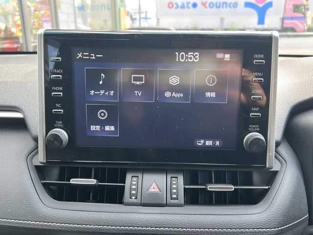 トヨタ ＲＡＶ４ ハイブリットG 埼玉県 2021(令3)年 4.9万km アティチュードブラックマイカ 純正ナビ /(フルセグ/AM/FM/USB/Bluetooth)/ETC　/ワンオーナー　/360°カメラ/ドラレコ(F/R) /ステアリングヒーター　/オートライト　/オートハイビーム　/パワーバックドア　/ステアリングスイッチ　/BSM /クルコン追従　/レーンキープアシスト　/コーナーセンサー　/電動格納ミラー　/TRC/オートホールド　/シートヒーター(D/N)/パワーシート(D)/純正フロア　/ISOFIX/ドアバイザー/USB充電/LEDライト/ルーフレール/フォグランプ/プッシュスタート/プリクラッシュセーフティー