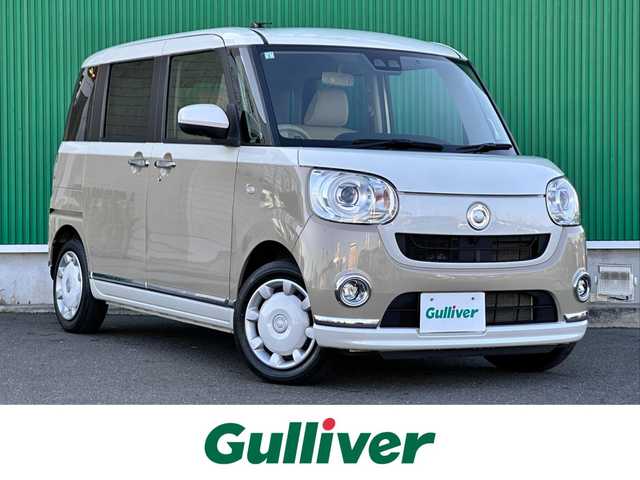 ダイハツ ムーヴ キャンバス G メイクアップ リミテッド　SAⅢ 宮城県 2022(令4)年 3.9万km パールホワイトⅢ/ナチュラルベージュマイカメタリック 2トーン ウォームパック/・ヒーター付ドアミラー/・デアイサー/・リアヒーターダクト/・シートヒーター（運転席）/＝＝＝/スマートアシスト3/・衝突回避支援ブレーキ機能/・衝突警報機能/・車線逸脱警報機能/・誤発進抑制制御機能/・先行車発進お知らせ機能/・オートハイビーム/社外ナビ（AVN-RB7）/・CD/DVD/・Bluetooth/パノラマモニター/ETC/両側パワースライドドア/LEDヘッドランプ/フォグランプ/オートライト/スマートキー＆プッシュスタート/電動格納ミラー/フロアマット/W/サイドエアバッグ