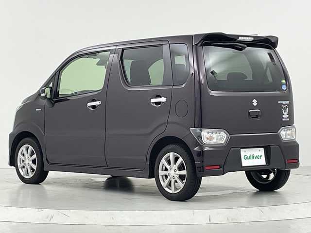スズキ ワゴンＲ スティングレー HYBRID X 大阪府 2017(平29)年 1.1万km ムーンライトバイオレットPM セーフティサポート/　・デュアルセンサーブレーキサポート/　・誤発進抑制機能/　・車線逸脱警報機能/　・ヘッドアップディスプレイ/社外メモリナビ/　　CD/DVD/BT/フルセグTV/バックカメラ/LEDオートライト/フォグランプ/シートヒーター/純正14インチアルミホイール/アイドリングストップ/スマートキー/ETC