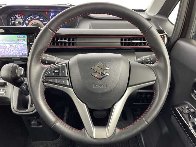 スズキ ワゴンＲ スティングレー HYBRID X 大阪府 2017(平29)年 1.1万km ムーンライトバイオレットPM セーフティサポート/　・デュアルセンサーブレーキサポート/　・誤発進抑制機能/　・車線逸脱警報機能/　・ヘッドアップディスプレイ/社外メモリナビ/　　CD/DVD/BT/フルセグTV/バックカメラ/LEDオートライト/フォグランプ/シートヒーター/純正14インチアルミホイール/アイドリングストップ/スマートキー/ETC