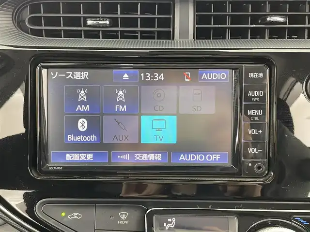 トヨタ アクア S スタイルブラック 大分県 2019(令1)年 3万km ホワイトパールクリスタルシャイン プリクラッシュセーフティー/LTA/オートハイビーム/モデリスタエアロ/純正ナビ/（フルセグ/CD/Bluetooth）/ビルトインETC/バックカメラ/前席シートヒーター/前後ドライブレコーダー/スマートキープッシュスタート