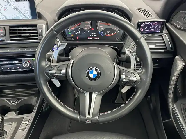 ＢＭＷ Ｍ２ 埼玉県 2017(平29)年 6.8万km サファイアブラックP サンルーフ　純正８．８インチナビ　バックカメラ　ＥＴＣ　ＨａｒｍａｎＫａｒｄｏｎ　黒レザー　クルーズコントロール　シートヒーター　メモリシート　純正アルミ　スマートキー　オートハイビーム　ＨＩＤ