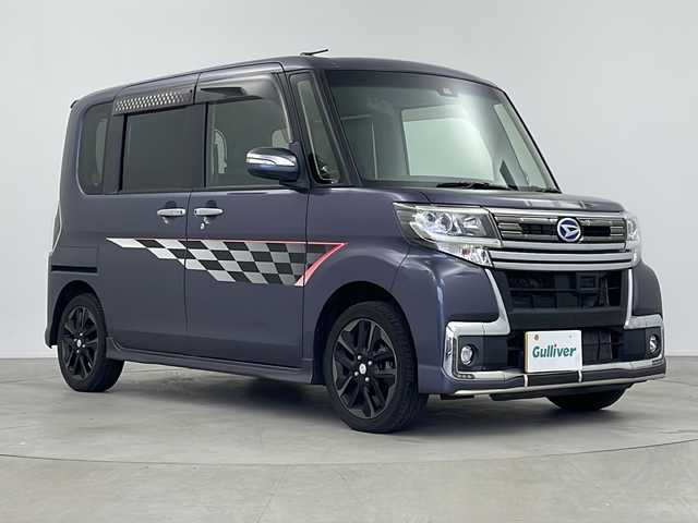 ダイハツ タント カスタム RS トップED SAⅡ 鹿児島県 2016(平28)年 7.6万km メテオライトグレーイリュージョナルP 純正ナビ【MKZK-W67D】/バックカメラ/両側パワースライドドア/ハーフレザーシート/ステアリングスイッチ/純正フロアマット/サンシェード/衝突被害軽減ブレーキ/保証書/後方コーナーセンサー/社外15インチアルミホイール