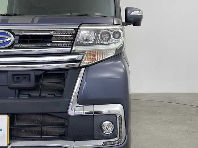ダイハツ タント カスタム RS トップED SAⅡ 鹿児島県 2016(平28)年 7.6万km メテオライトグレーイリュージョナルP 純正ナビ【MKZK-W67D】/バックカメラ/両側パワースライドドア/ハーフレザーシート/ステアリングスイッチ/純正フロアマット/サンシェード/衝突被害軽減ブレーキ/保証書/後方コーナーセンサー/社外15インチアルミホイール