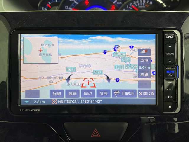 ダイハツ タント カスタム RS トップED SAⅡ 鹿児島県 2016(平28)年 7.6万km メテオライトグレーイリュージョナルP 純正ナビ【MKZK-W67D】/バックカメラ/両側パワースライドドア/ハーフレザーシート/ステアリングスイッチ/純正フロアマット/サンシェード/衝突被害軽減ブレーキ/保証書/後方コーナーセンサー/社外15インチアルミホイール
