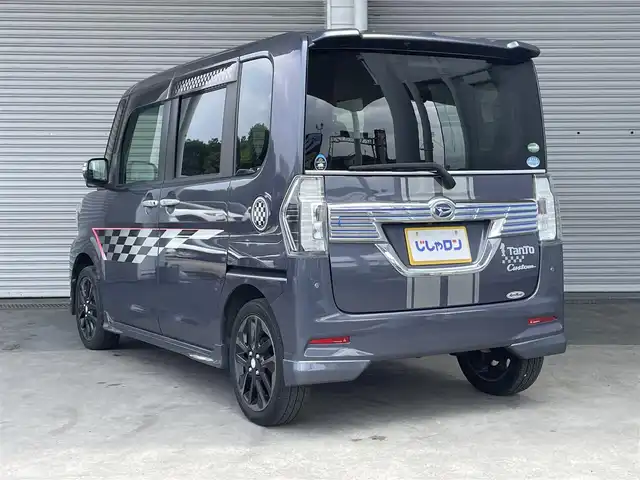ダイハツ タント カスタム RS トップED SAⅡ 茨城県 2016(平28)年 7.6万km メテオライトグレーイリュージョナルP (株)IDOMが運営する【じしゃロン水戸店】の自社ローン専用車両になりますこちらは現金またはオートローンご利用時の価格です。自社ローンご希望の方は別途その旨お申付け下さい/純正ナビ/バックカメラ/両側パワースライドドア/ステアリングスイッチ/革巻きステアリング