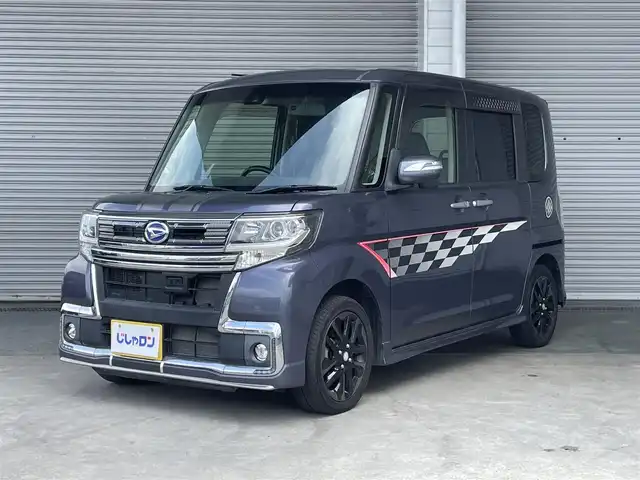 ダイハツ タント カスタム RS トップED SAⅡ 茨城県 2016(平28)年 7.6万km メテオライトグレーイリュージョナルP (株)IDOMが運営する【じしゃロン水戸店】の自社ローン専用車両になりますこちらは現金またはオートローンご利用時の価格です。自社ローンご希望の方は別途その旨お申付け下さい/純正ナビ/バックカメラ/両側パワースライドドア/ステアリングスイッチ/革巻きステアリング