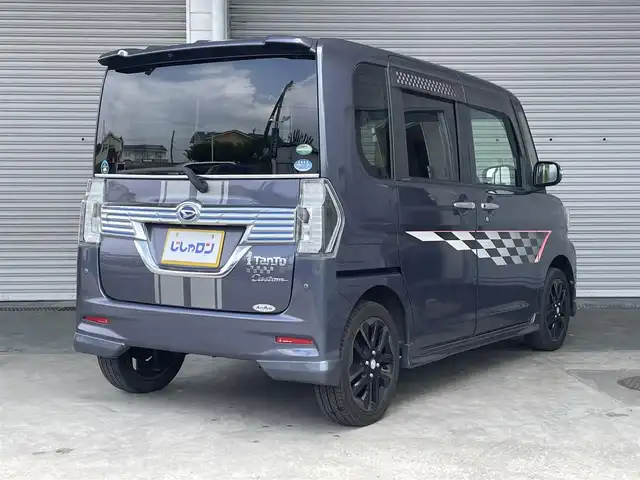 ダイハツ タント カスタム RS トップED SAⅡ 茨城県 2016(平28)年 7.6万km メテオライトグレーイリュージョナルP (株)IDOMが運営する【じしゃロン水戸店】の自社ローン専用車両になりますこちらは現金またはオートローンご利用時の価格です。自社ローンご希望の方は別途その旨お申付け下さい/純正ナビ/バックカメラ/両側パワースライドドア/ステアリングスイッチ/革巻きステアリング