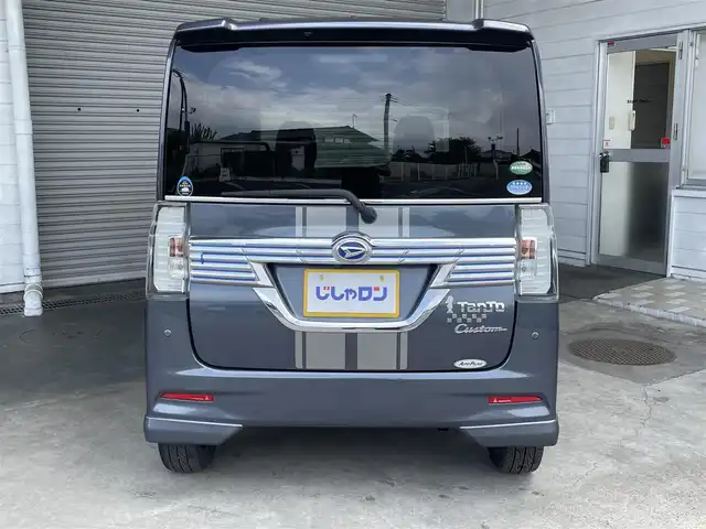 ダイハツ タント カスタム RS トップED SAⅡ 茨城県 2016(平28)年 7.6万km メテオライトグレーイリュージョナルP (株)IDOMが運営する【じしゃロン水戸店】の自社ローン専用車両になりますこちらは現金またはオートローンご利用時の価格です。自社ローンご希望の方は別途その旨お申付け下さい/純正ナビ/バックカメラ/両側パワースライドドア/ステアリングスイッチ/革巻きステアリング