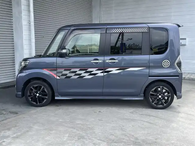 ダイハツ タント カスタム RS トップED SAⅡ 茨城県 2016(平28)年 7.6万km メテオライトグレーイリュージョナルP (株)IDOMが運営する【じしゃロン水戸店】の自社ローン専用車両になりますこちらは現金またはオートローンご利用時の価格です。自社ローンご希望の方は別途その旨お申付け下さい/純正ナビ/バックカメラ/両側パワースライドドア/ステアリングスイッチ/革巻きステアリング