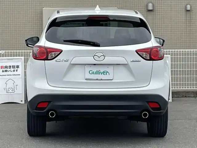 マツダ ＣＸ－５ XD 山口県 2013(平25)年 10.4万km クリスタルホワイトパールマイカ ワンオーナー/SDナビ フルセグTV CD DVD BT/バックカメラ/サイドカメラ(ムールミラー表示)/LEDオートヘッドライト/フォグライト/ブラインドスポットモニタ/19インチ アルミホイール/ステアリングリモコン/革巻きステアリング/クルーズコントロール/ETC/スマートキー 2個/保証書 取説 ナビ取説