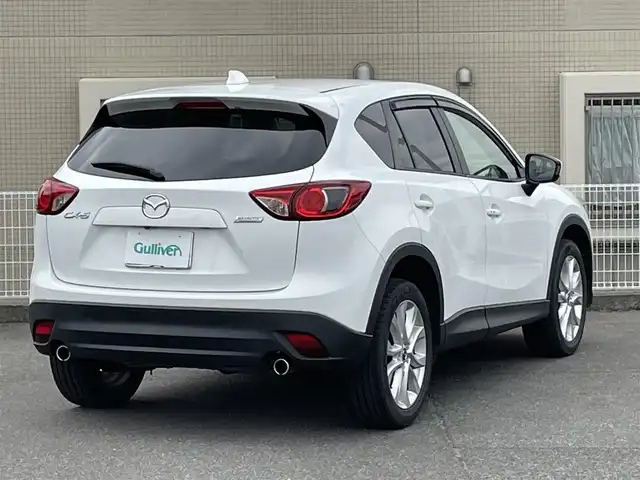マツダ ＣＸ－５ XD 山口県 2013(平25)年 10.4万km クリスタルホワイトパールマイカ ワンオーナー/SDナビ フルセグTV CD DVD BT/バックカメラ/サイドカメラ(ムールミラー表示)/LEDオートヘッドライト/フォグライト/ブラインドスポットモニタ/19インチ アルミホイール/ステアリングリモコン/革巻きステアリング/クルーズコントロール/ETC/スマートキー 2個/保証書 取説 ナビ取説