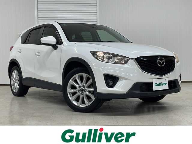 マツダ ＣＸ－５ XD 熊本県 2013(平25)年 10.4万km クリスタルホワイトパールマイカ ワンオーナー/SDナビ フルセグTV CD DVD BT（地図SDなし）/バックカメラ/サイドカメラ(ムールミラー表示)/LEDオートヘッドライト/フォグライト/ブラインドスポットモニタ/19インチ アルミホイール/ステアリングリモコン/革巻きステアリング/クルーズコントロール/ETC/スマートキー 2個/保証書 取説 ナビ取説