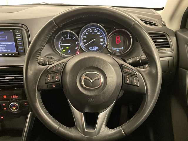 マツダ ＣＸ－５ XD 熊本県 2013(平25)年 10.4万km クリスタルホワイトパールマイカ ワンオーナー/SDナビ フルセグTV CD DVD BT（地図SDなし）/バックカメラ/サイドカメラ(ムールミラー表示)/LEDオートヘッドライト/フォグライト/ブラインドスポットモニタ/19インチ アルミホイール/ステアリングリモコン/革巻きステアリング/クルーズコントロール/ETC/スマートキー 2個/保証書 取説 ナビ取説