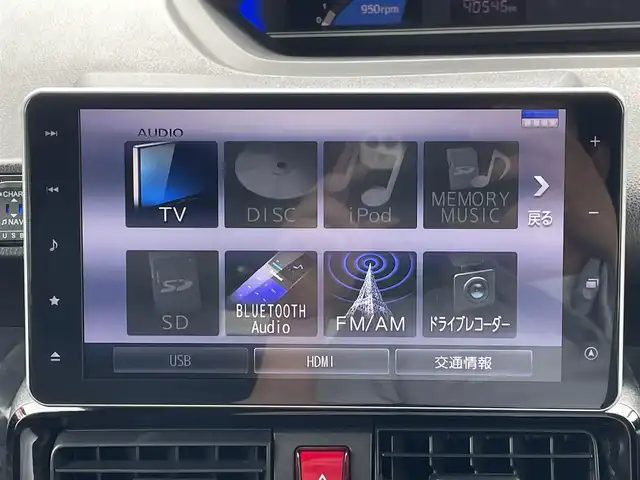 ダイハツ タント カスタム X 熊本県 2021(令3)年 4.1万km ブラックマイカメタリック 衝突軽減ブレーキ/レーンキープアシスト/プッシュスタート/純正ナビ/（CD・DVD・フルセグTV・BTオーディオ・SD）/全方位カメラ/純正フリップダウンモニター/ETC/ドライブレコーダー/純正14インチAW/両側パワースライドドア/ハーフレザーシート/前席シートヒーター/LEDヘッドライト/オートライト/フォグライト/前後コーナーセンサー/横滑り防止装置/ウィンカーミラー/純正フロアマット/純正ドアバイザー/新車保証書/取扱説明書/スマートスペアキー×1本