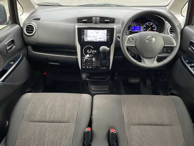 日産 デイズ ハイウェイスターX 愛知県 2019(平31)年 4.5万km プレミアムサンシャインオレンジ /禁煙車//純正メモリーナビ//フルセグ/BT/CD/DVD/AUX//純正AW//純正ドアバイザー//フロアマット//前方純正ドライブレコーダー//プッシュスタート//バック・全方位カメラ//革巻きステアリング//ステアリングスイッチ//ETC//オートライト//オートマチックハイビーム//フォグランプ//アイドリングストップ//横滑り防止装置//レーンキープアシスト//プリクラッシュ//前後クリアランスソナー//Wエアバッグ//取扱説明書//整備記録簿//R4.R6
