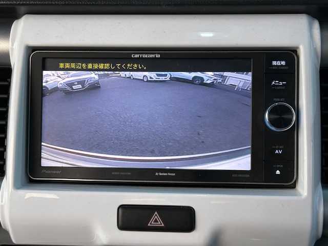 スズキ ハスラー X 茨城県 2014(平26)年 12.8万km 白 ワンオーナー/フリップダウンモニター/社外ナビ/AM/FM/フルセグTV/BT/iPod/バックカメラ/横滑り防止装置/盗難防止装置/衝突被害軽減システム/HIDオートライト/シートヒーター/純正14インチアルミホイール/ダウンヒルアシストコントロール/アイドリングストップ/プッシュスタート/スマートキー/ETC