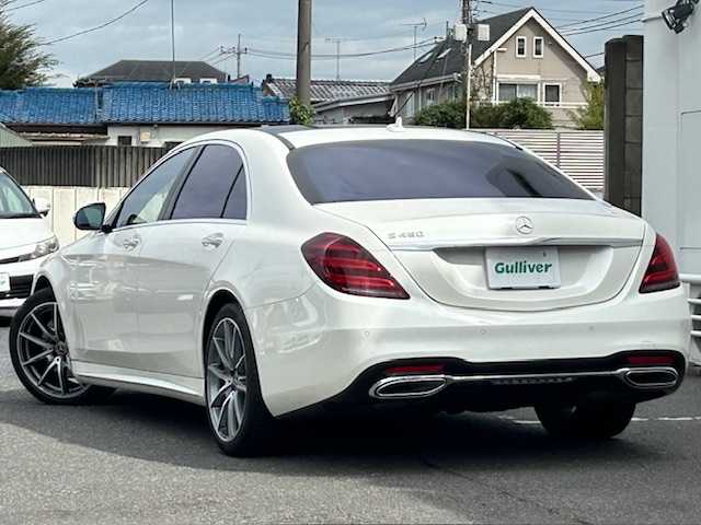 メルセデス・ベンツ Ｓ４５０Ｌ 東京都 2019(平31)年 1.8万km ダイヤモンドホワイト 純正HDDナビ/パノラミックススライディングルーフ/レーダーセーフティパッケージ/・アクティブディスタンスアシストディストロニック/・アクティブステアリングアシスト/・アクティブエマージェンシーストップアシスト/・アクティブブレーキアシスト/・アクティブブラインドスポットアシスト/・アクティブレーンチェンジアシスト/・トラフィックサインアシスト/・渋滞時緊急ブレーキ機能/・PRE-SAFE/360度カメラシステム/アクティブパーキングアシスト/パワーシート（前席/後席）/ヘッドアップディスプレイ/Burmesterサラウンドサウンドシステム/LEDヘッドライト/ETC2.0/純正ドライブレコーダー前後/保証書/取扱説明書