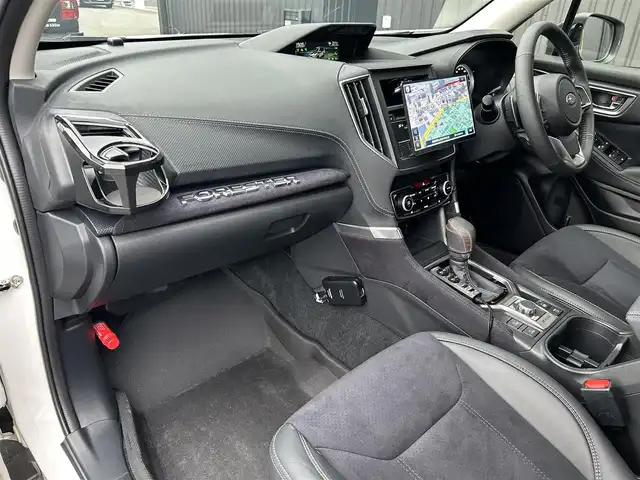 スバル フォレスター スポーツ 福島県 2022(令4)年 0.7万km クリスタルホワイトP アダプティブクルーズコントロール/ブラインドスポットモニター/レーンキープアシスト/社外サブツイーター(carrozzeria)/ハーフレザーシート/シートヒーター(全席)/パワーシート(前席)/社外ナビ(BT/CD/DVD)/フルセグTV/バックカメラ/社外16AW/デジタルルームミラー/パドルシフト/オートホールド/ETC2.0/アイドリングストップ/取扱説明書/保証書/スペアキー