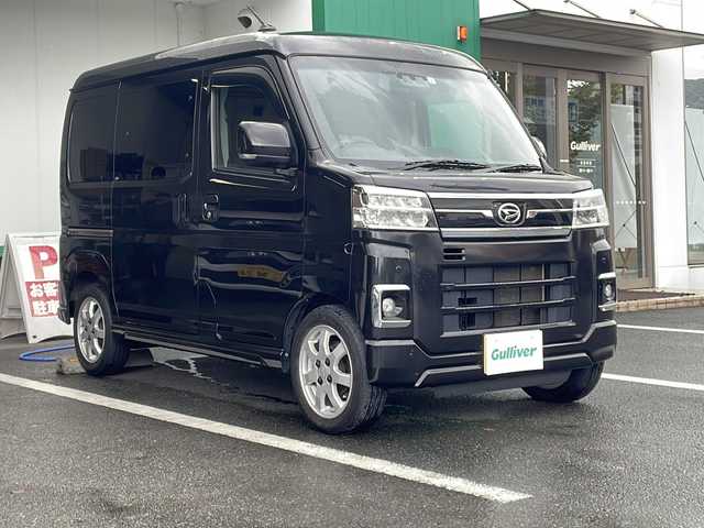 ダイハツ アトレー バン RS 京都府 2022(令4)年 10.9万km ブラックマイカメタリック 純正ディスプレイオーディオ/フルセグ/HDMI/USB/バックカメラ/レーダークルーズコントロール/両側パワースライドドア/LEDヘッドライト/スマートキー/純正14インチアルミ