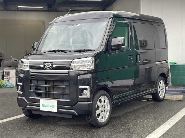 ダイハツ アトレー バン RS 京都府 2022(令4)年 10.9万km ブラックマイカメタリック 純正ディスプレイオーディオ/フルセグ/HDMI/USB/バックカメラ/レーダークルーズコントロール/両側パワースライドドア/LEDヘッドライト/スマートキー/純正14インチアルミ