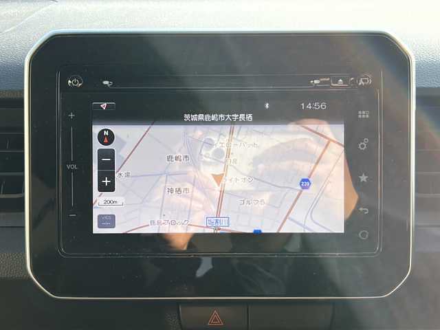 スズキ イグニス ハイブリッド MG 茨城県 2016(平28)年 6万km ネオンブルーM 純正メモリナビ/(地デジTV・CD・DVD・BT・ラジオ再生)/衝突軽減ブレーキ/コーナーセンサー/全方位カメラ/ETC/社外15inアルミホイール/純正フロアマット/リモコンキー/取扱説明書/保証書